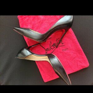 Christian Louboutin Iriza Black Leather Pumps